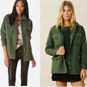 BB Dakota Military Green Utility Jacket